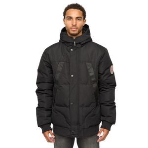Henleys Mens Traction Bomber Jacket / Black